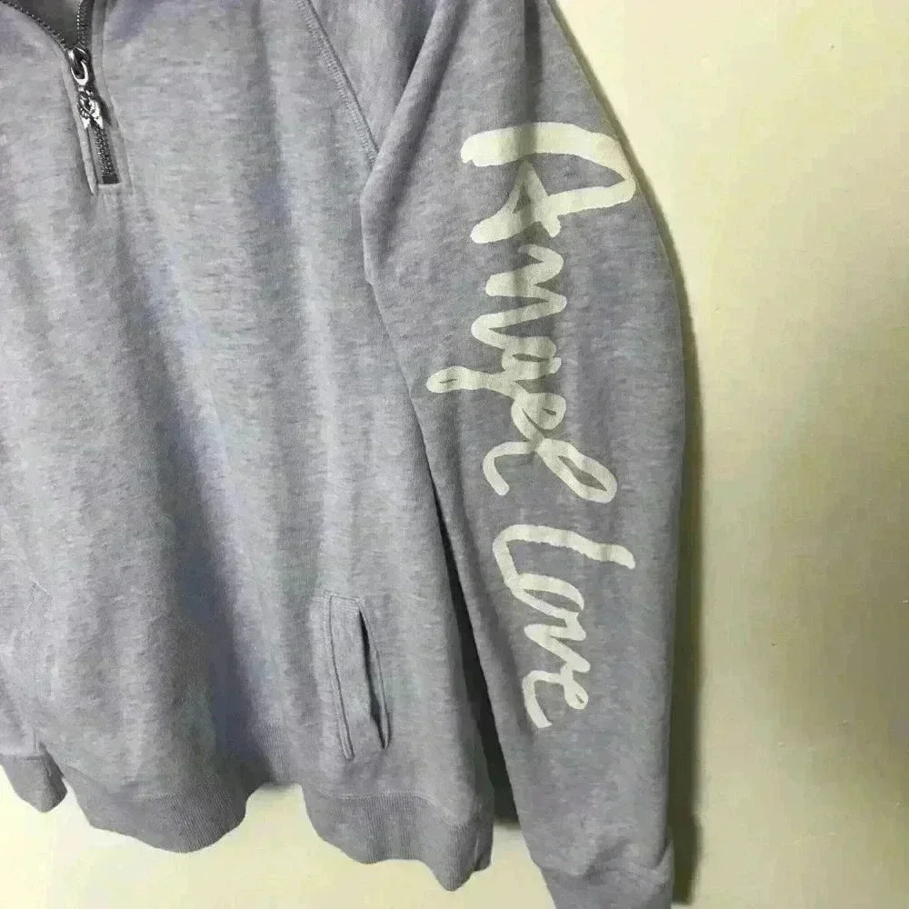 Victoria Secret Purple Zip Women SP Cotton Jacket - Picture 6 of 7